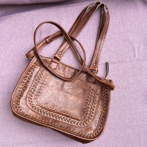 Madison West faux leather tote